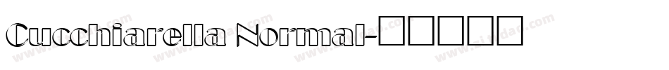 Cucchiarella Normal字体转换